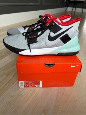 Nike Air Max Impact 2 Basketball Shoes - Gray, Black, Mint & Red size Men 13